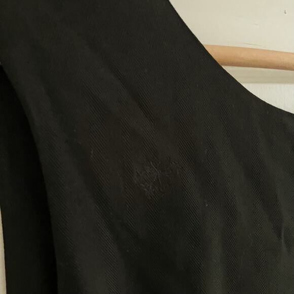 Vintage Tommy Bahama Black Silk Shift Dress with Pineapple Embroidery - Picture 9 of 13